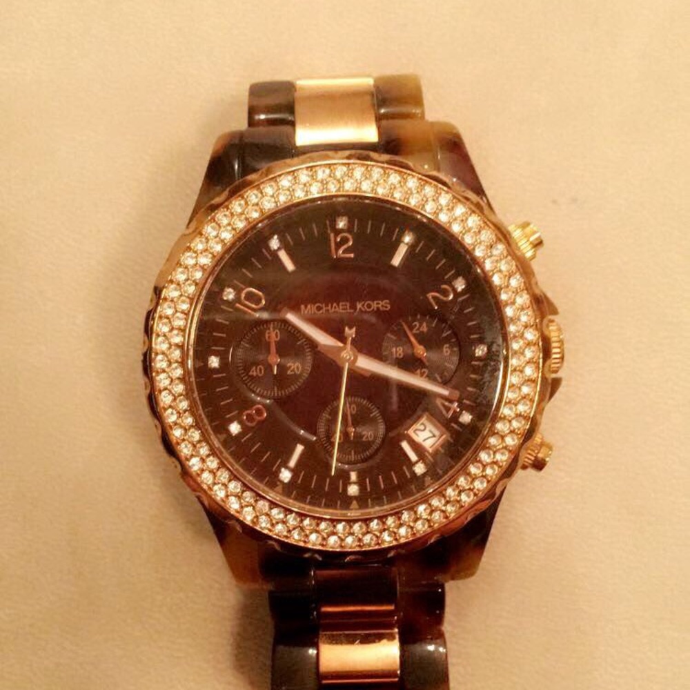 Michael Kors rose gold watch
